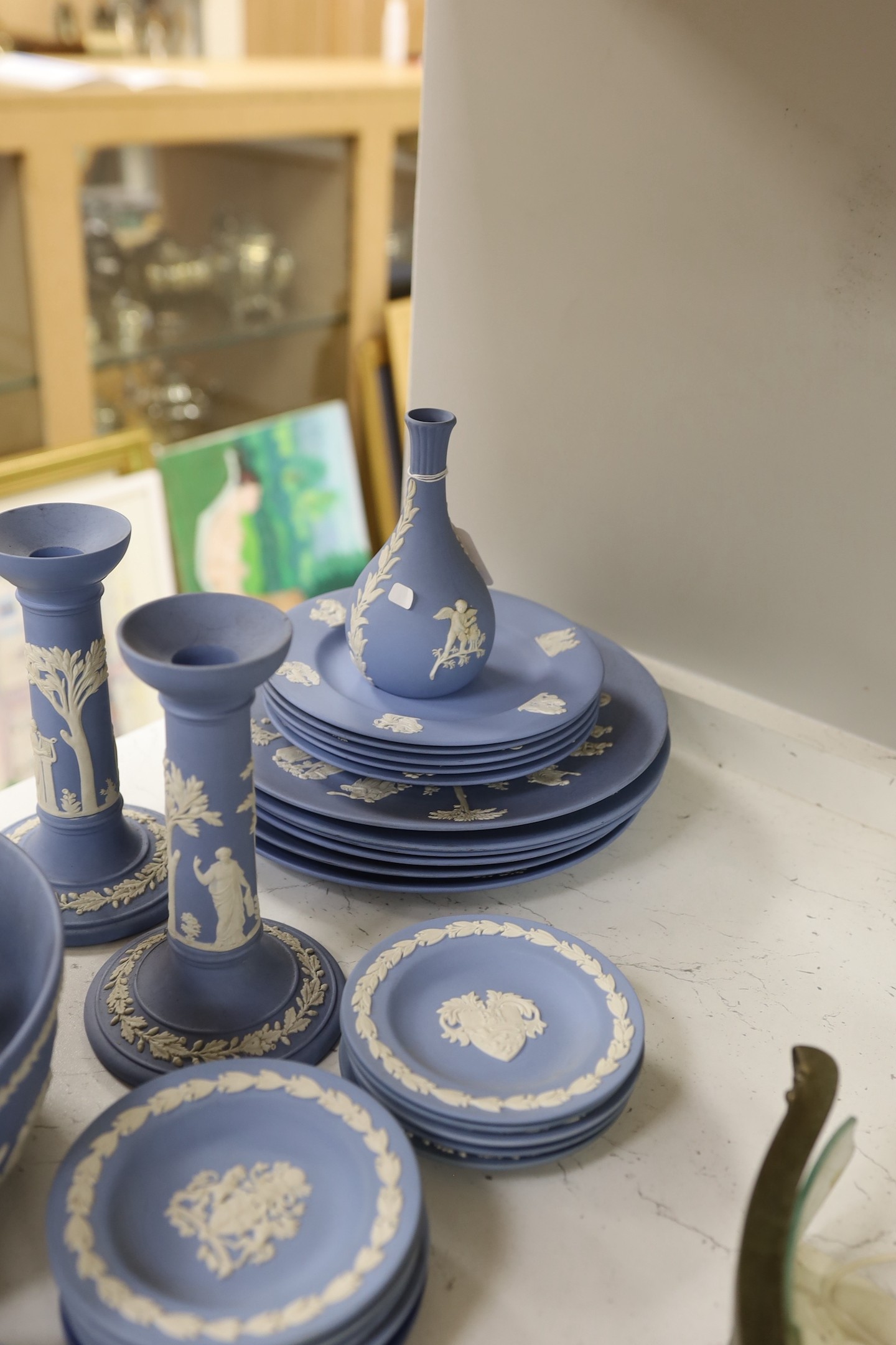 A group of Wedgwood Jasperwares